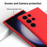 Gumený kryt Liquid na Samsung Galaxy S24 Ultra 5G - Červená