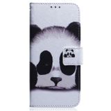 Peňaženkové kožené puzdro na Oppo A58 5G - Panda
