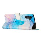 Peňaženkové kožené puzdro CROSSBODY na Samsung Galaxy A34 5G – Ružovozelená