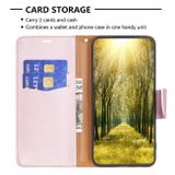 Peňaženkové kožené puzdro LITCHI na Xiaomi 13 Lite - Ružová