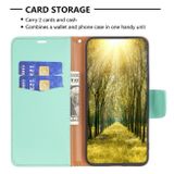 Peňaženkové kožené puzdro LITCHI na Xiaomi 13 Lite - Zelená