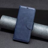 Peňaženkové kožené puzdro Lambskin na Xiaomi Redmi Note 13 Pro - Modrá