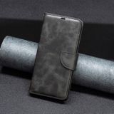 Peňaženkové kožené puzdro Lambskin na Xiaomi 13T / 13T Pro - Čierna