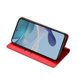 Peňaženkové kožené puzdro Magnetic na Motorola Moto G13 / G23 / G53 5G - Červená