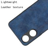 Kožený kryt Sewing na Oppo A58 5G - Modrá