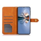 Peňaženkové kožené puzdro KHAZNEH na Xiaomi 13 Lite - Čierna
