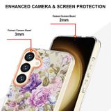 Gumený kryt Flowers na Samsung Galaxy S24 Plus 5G - Purple Peony