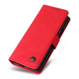 Peňaženkové kožené puzdro Life Tree na Samsung Galaxy Z Fold4 - Červená