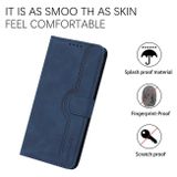 Peňaženkové kožené puzdro SKIN FEEL na Xiaomi 13 – Kráľovská modrá
