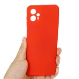 Gumený kryt Pure Color na Motorola Moto G13 / G23 / G53 5G - Červená