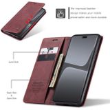 Multifunkčné peňaženkové puzdro CaseMe na Xiaomi 13 Lite - Červená