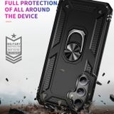 Kryt Magnetic Holder Armor Shockproof na Samsung Galaxy S23 FE - Čierna
