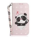 Peňaženkové 3D puzdro na Xiaomi 13 Lite - Heart Panda