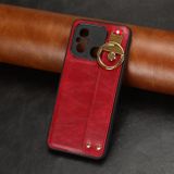Gumený kryt WRISTBAND na Xiaomi Redmi 12C - Červená