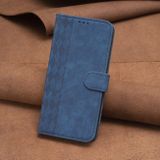 Peňaženkové kožené puzdro Plaid na Samsung Galaxy S23 FE - Modrá