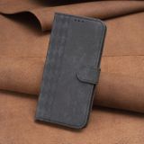 Peňaženkové kožené puzdro Plaid na Samsung Galaxy S23 FE - Čierna