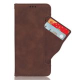 Peňaženkové kožené puzdro Calf Slots na Xiaomi 14 - Hnedá