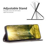 Peňaženkové kožené puzdro Rhombus Texture na Xiaomi 13T / 13T Pro - Šedá