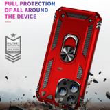 Ring Holder kryt Shockproof na iPhone 15 Pro Max - Červená