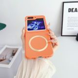Plastový kryt Skin Magsafe na Samsung Galaxy Z Flip 5 - Oranžová