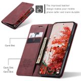 Multifunkčné peňaženkové puzdro CaseMe na Xiaomi 14 Pro - Vínovo červená