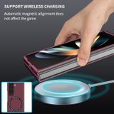 Plastový kryt Magsafe na Samsung Galaxy Z Fold5 - Vínovočervená