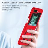 Plastový kryt Magsafe na Samsung Galaxy Z Flip 5 - Červená