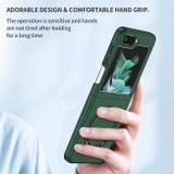 Plastový kryt Magsafe na Samsung Galaxy Z Flip 5 - Zelená