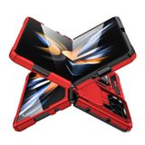 Kryt Magnetic Holder Armor na Samsung Galaxy Z Fold5 - Červená