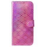 Peňaženkové 3D puzdro Colorful na Samsung Galaxy S24 Ultra 5G - Ružová