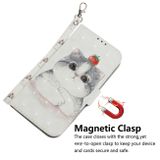 Peňaženkové kožené puzdro Colored Horizontal na Motorola G14 - Cute Cat