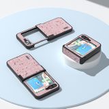 Plastový kryt ABEEL Glitter na Samsung Galaxy Z Flip 5 - Ružová