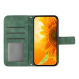 Peňaženkové kožené puzdro Sun flower na OPPO Reno11 F 5G - Zelená