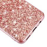 Gumený Glitter kryt na Samsung Galaxy S23 FE - Červená