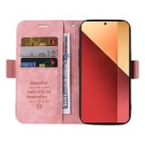 Peňaženkové kožené puzdro BETOPNICE na Xiaomi Redmi Note 13 Pro 4G - Ružová