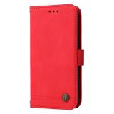 Peňaženkové kožené puzdro Life Tree na Xiaomi Redmi 12 - Červená