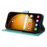 Peňaženkové kožené puzdro Sunflower na Samsung Galaxy S24 Ultra 5G - Zelená