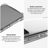 Gumený kryt IMAK Shockproof na Galaxy A55 5G - Transparentne čierna