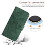 Peňaženkové kožené puzdro Skin Feel Sun Flower na Motorola G14 - Zelená