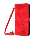 Peňaženkové kožené puzdro Dream Triangle na Motorola Edge 40 - Červená