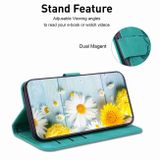 Peňaženkové kožené puzdro Lily na Samsung Galaxy S24 Ultra 5G - Zelená