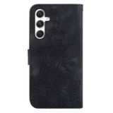 Peňaženkové kožené puzdro Lily na Samsung Galaxy S24 Plus 5G - Čierna