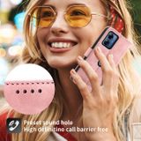 Peňaženkové kožené puzdro Dierfeng Dream Line na Motorola G14 - Ružová