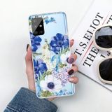 Gumený kryt na Samsung Galaxy A51 5G - Blue White Roses