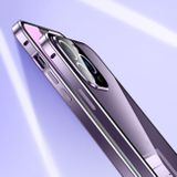 Gumený kryt Double-buckle Tempered Glass na iPhone 13 Pro - Zlatá