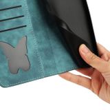 Peňaženkové kožené puzdro Butterfly Cat na Xiaomi 14 Pro - Zelená