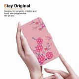 Peňaženkové kožené puzdro Crystal Drawing na Oppo A38 - Cherry Blossoms
