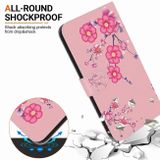Peňaženkové kožené puzdro Crystal Drawing na Oppo A38 - Cherry Blossoms