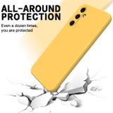 Gumený kryt Pure Color na Galaxy A35 5G - Žltá