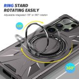 Ring Holder kryt Magsafe na Samsung Galaxy S24 Ultra 5G - Tmavo sivá